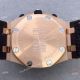 Swiss 7750 Audemars Piguet Rose Gold Black Dial Leather Copy Watch (7)_th.jpg